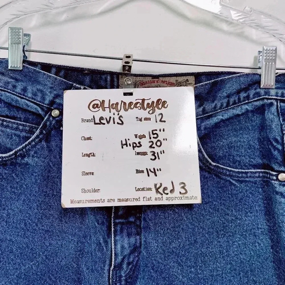 Levi's 900 series rare high waisted taper leg vintage jeans 12 - Picture 14 of 16